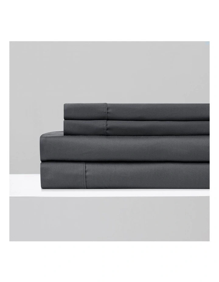 500 Thread Count Bed Sheet Set - Charcoal