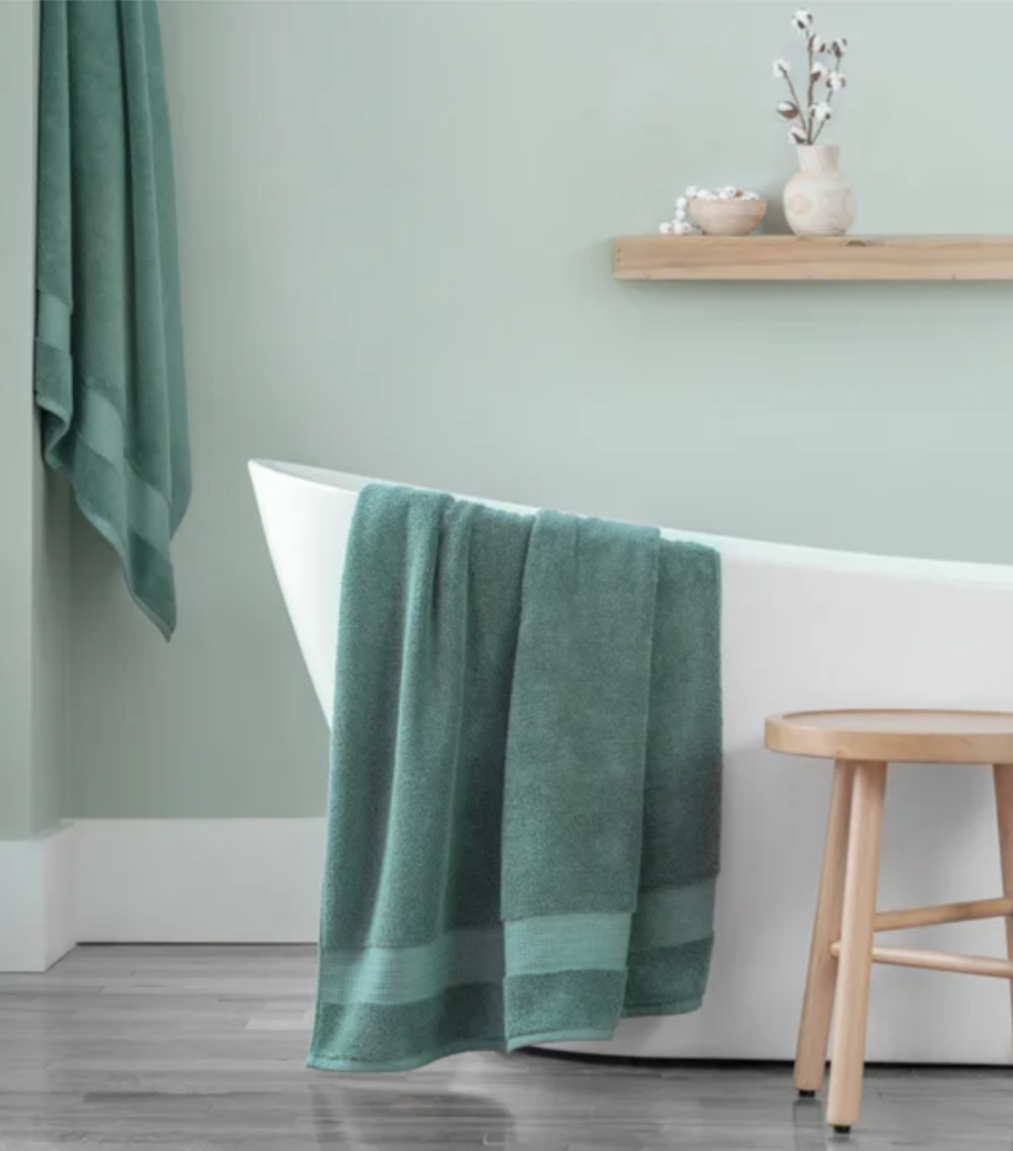 100% H-Grocotton Bath Towels - Teal
