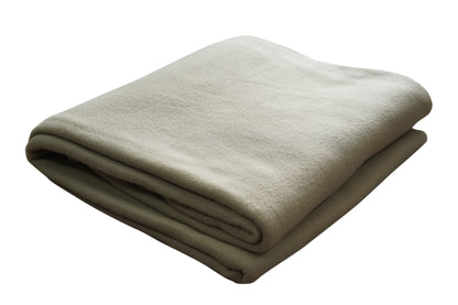 Super Soft Fleece Blanket/Throw - Beige