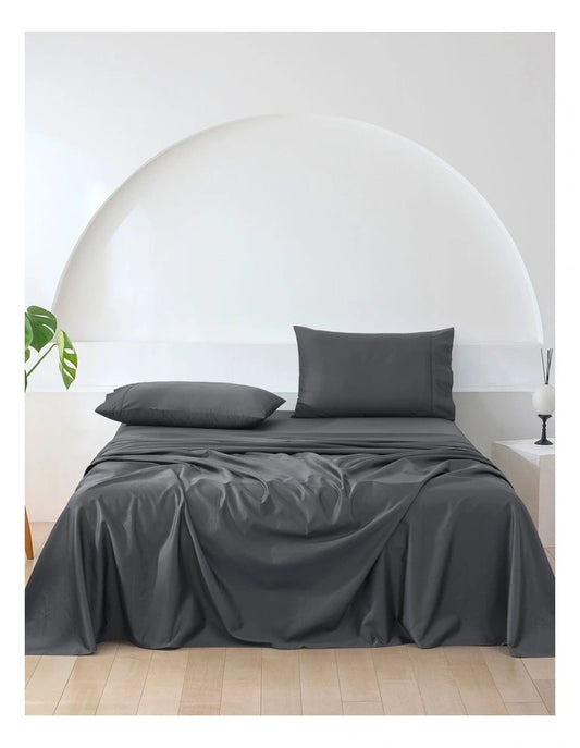500 Thread Count Bed Sheet Set - Charcoal
