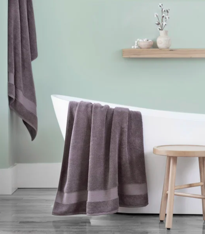 100% H-Grocotton Bath Towels - Lavender