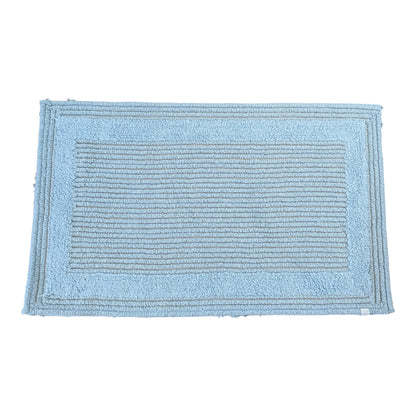 Cotton Bath Mat - Lewis Blue